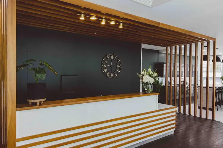 Reception in Orega Liverpool