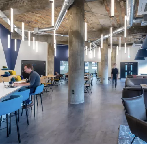 Coworking area at Mosaic