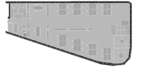 Floor plan of full time office workspace in 33 Creechurch Street