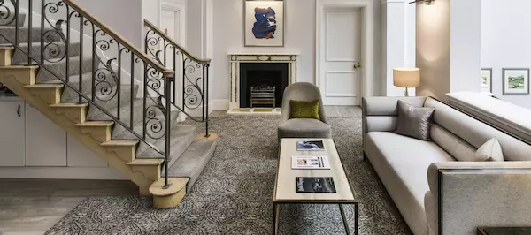 Breakout space at Argyll 32 Curzon Street | Meeting rooms in Mayfair available to book on demand through Tally Market