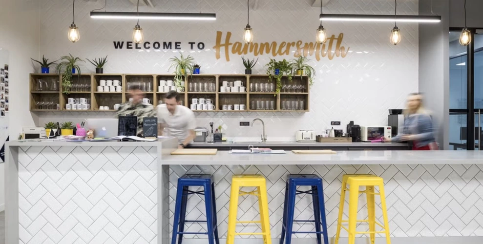 Kitchen in Work.Life Hammersmith