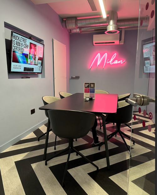 Meeting room for hire in Manchester in Huckletree Ancoats, Manchester