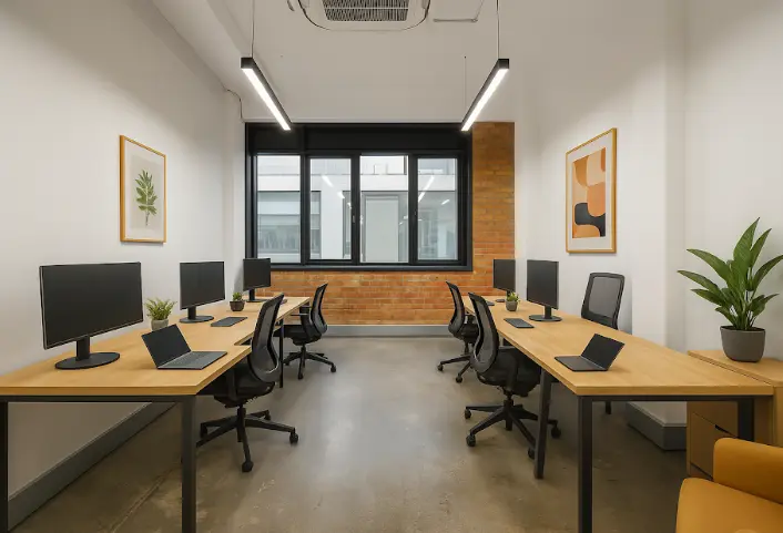 Building interior of Vox Studios