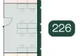 Floor plan of full time office workspace in X+Why Foundry