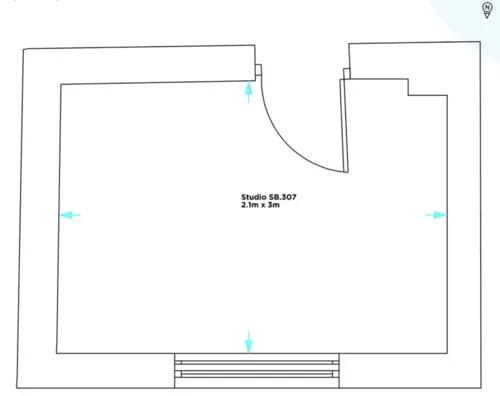 Floor plan of full time office workspace in China works