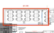 Floor plan of full time office workspace in  Industrious At 131 Finsbury Pavement