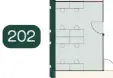 Floor plan of full time office workspace in X+Why Foundry