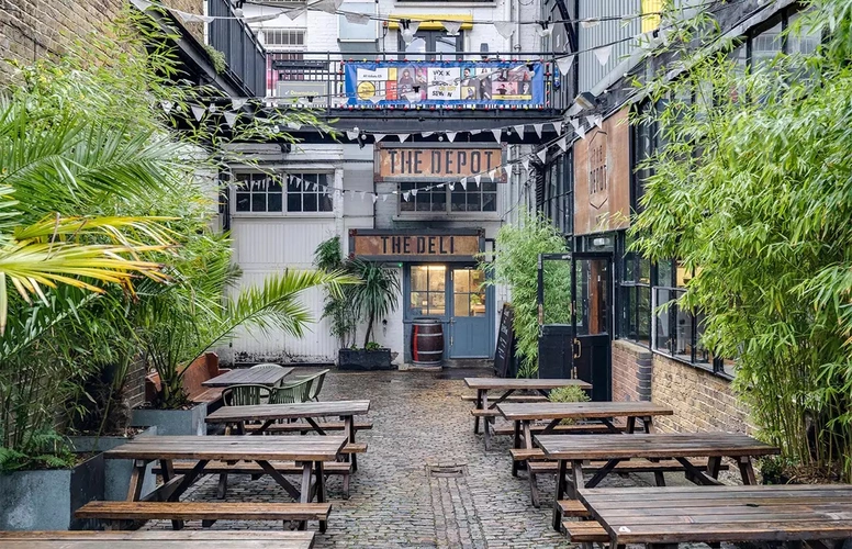 Exterior of Busworks Workspace