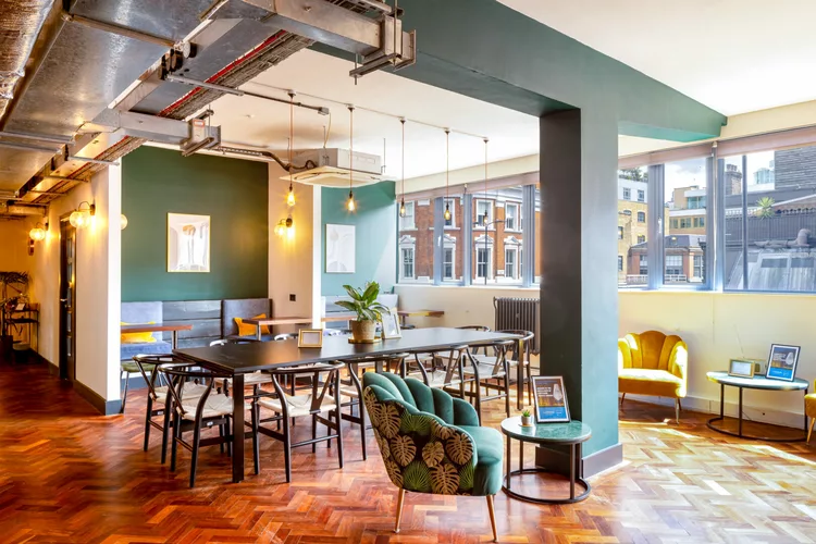 breakout space at The Old Street Workrooms