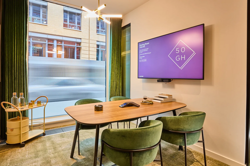 Meeting room at 50 Grosvenor Hill