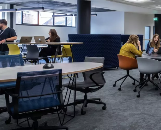 Coworking area in Mosaic Digital Hub