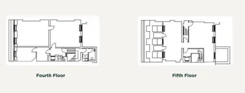 Floor plan of full time office workspace in Workplace+ 25 Upper Brook Street