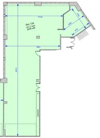 Floor plan of full time office workspace in FBC- Clerkenwell