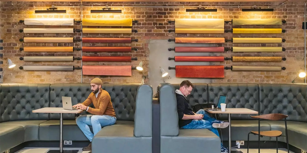 Coworking area and breakout space in Barley Mow Centre