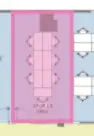 Floor plan of full time office workspace in Runway East Bath