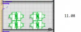 Floor plan of full time office workspace in Industrious 30 Crown Place