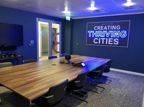 Meeting room for hire in Birmingham in Bruntwood Cornerblock
