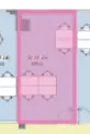 Floor plan of full time office workspace in Runway East Bath