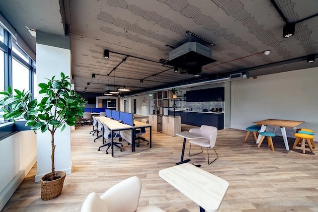 Coworking area at figflex Southampton