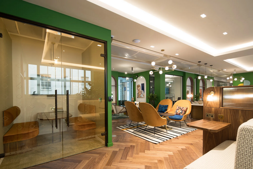 Meeting room at 50 Grosvenor Hill