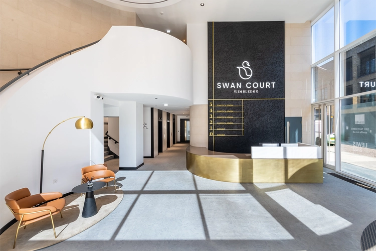 Swan Court lobby