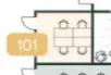 Floor plan of full time office workspace in X+Why Manchester 