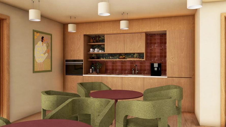 Kitchen in Landmark Wogan House