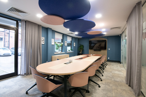 Meeting room at Wizu Workspace  55 St Paul's