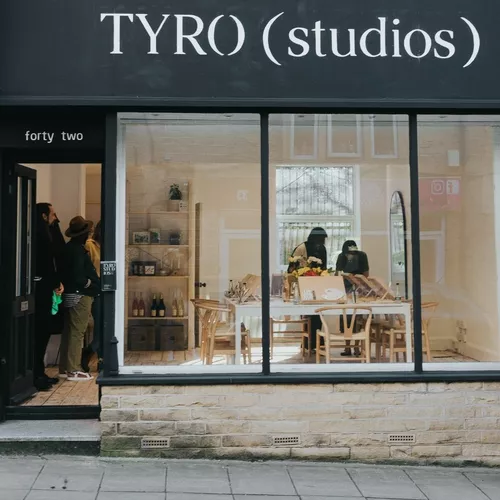 Interior of Tyro Studios showing meeting area 