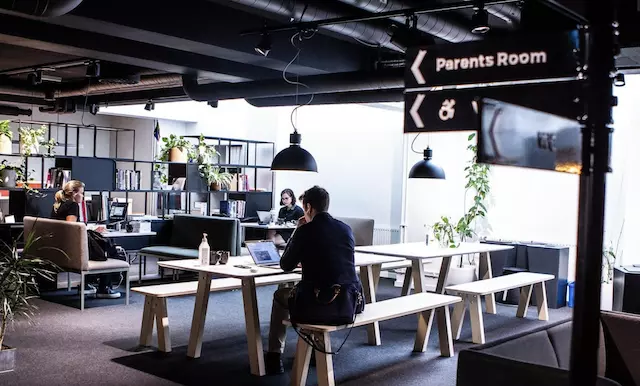 Breakout lounge at Impact Hub Stockholm