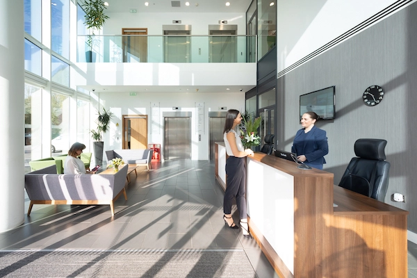 Lobby area at Landmark Reading