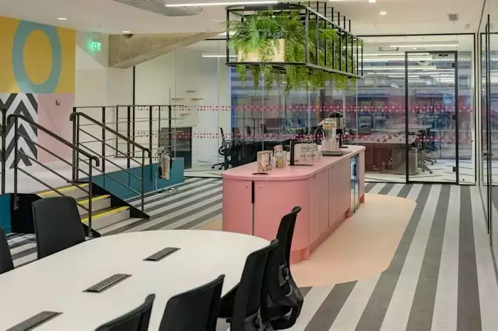 Kitchen in Huckletree Ancoats, Manchester