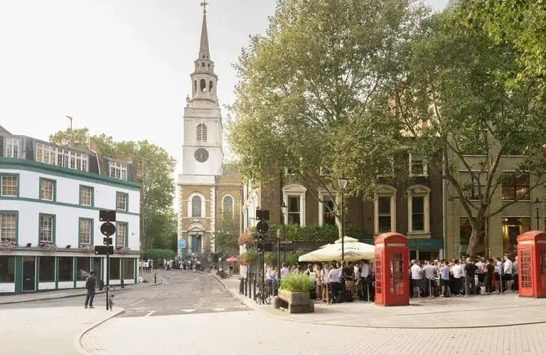 Outside area in Work.Life Clerkenwell Green