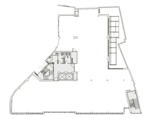Floor plan of full time office workspace in Farringdon