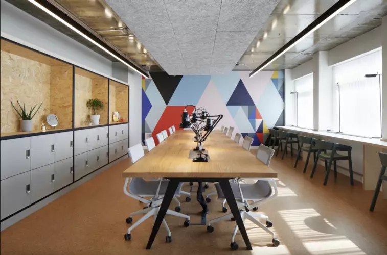 Figure working in front of view at Alpha Works Birmingham 