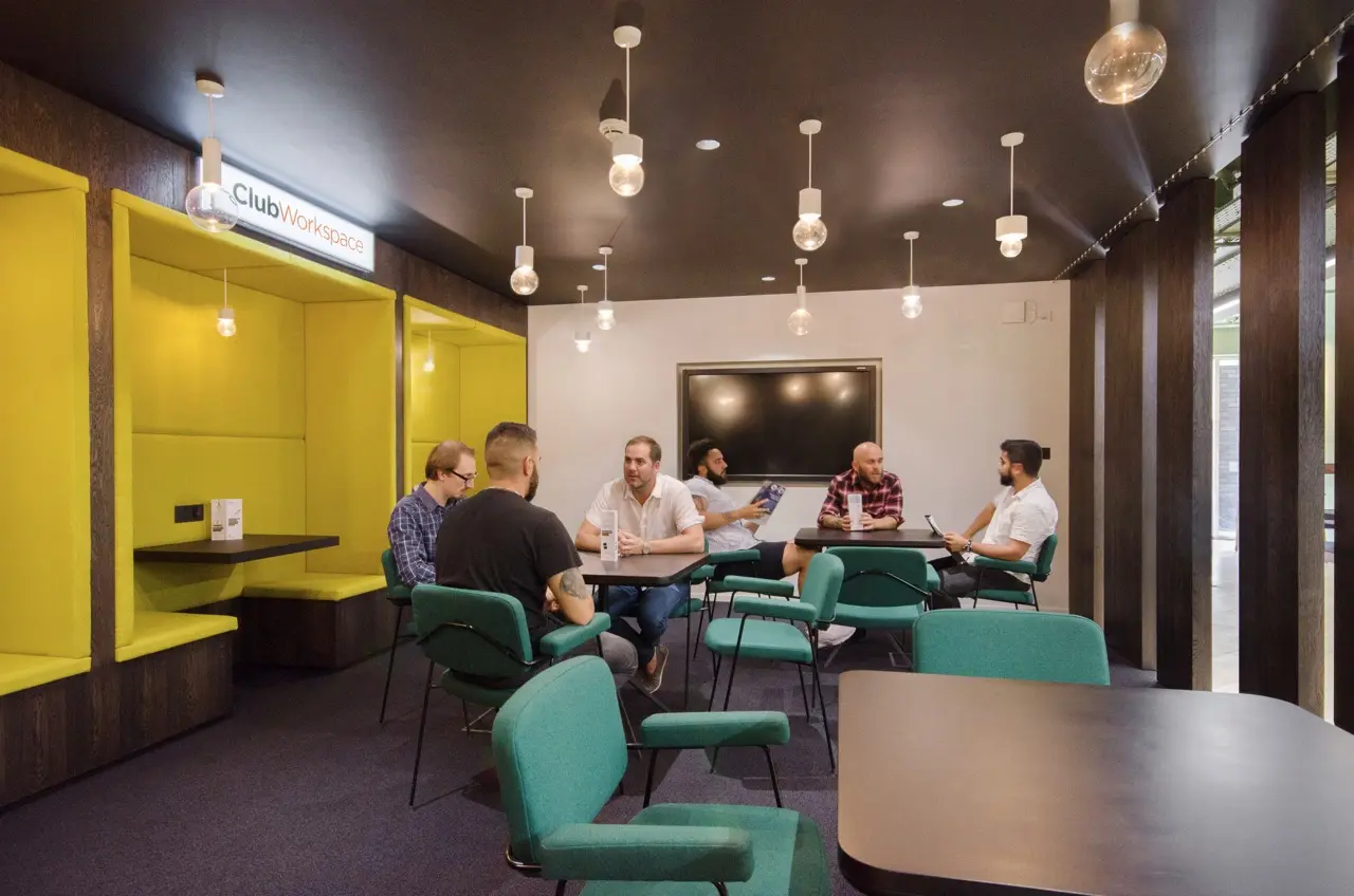 Coworking area in Wenlock Studios