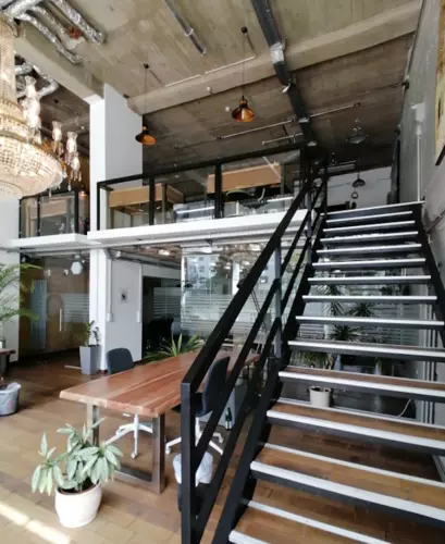 Tuesday Coworking Bundesallee breakout space and stairs book flexible workspace on demand.png