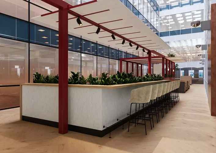 Breakout space in Orega Broadgate 