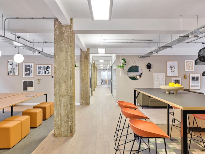 Breakout space at beyond Kingsbourne House