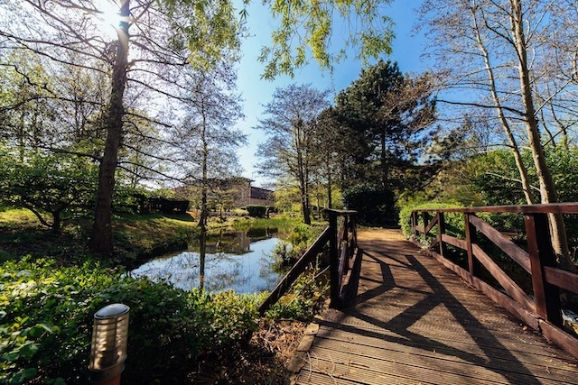 Outside area in FigFlex Offices Peterborough 