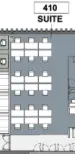 Floor plan of full time office workspace in Industrious at 70 St Mary Axe