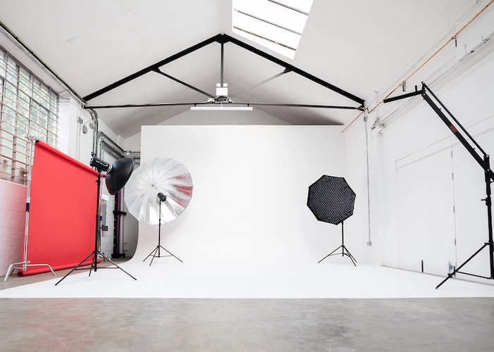 A photography studio at The Qube