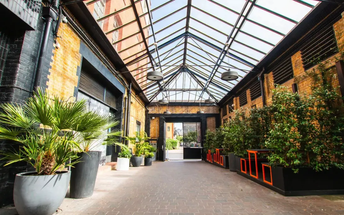 Outside area in Piano House