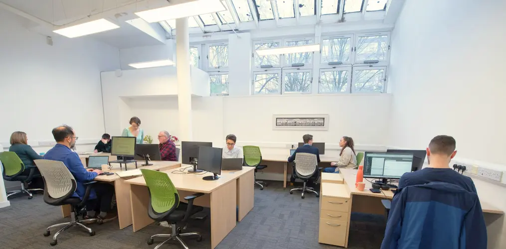 Coworking area in Collabor8te