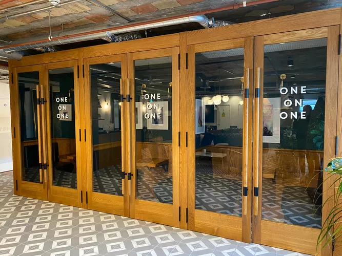 Phone booths in Mindspace Hammersmith