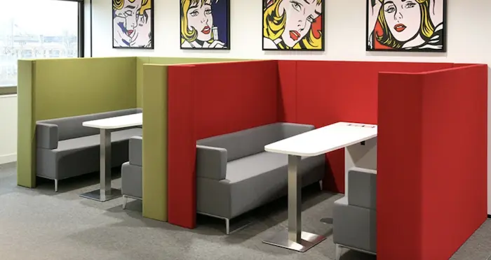 Coworking area and breakout space in Halkin Watford Junction