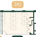 Floor plan of full time office workspace in X+Why Foundry