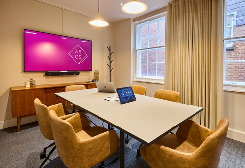 Meeting room at 35 Grosvenor Street