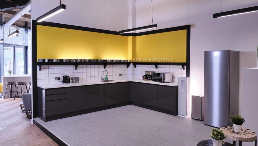 My Office Club Lewisham - Coworking and Meeting Rooms - large breakout space and kitchen area. 