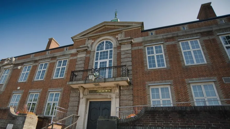 Building exterior of Wesley House